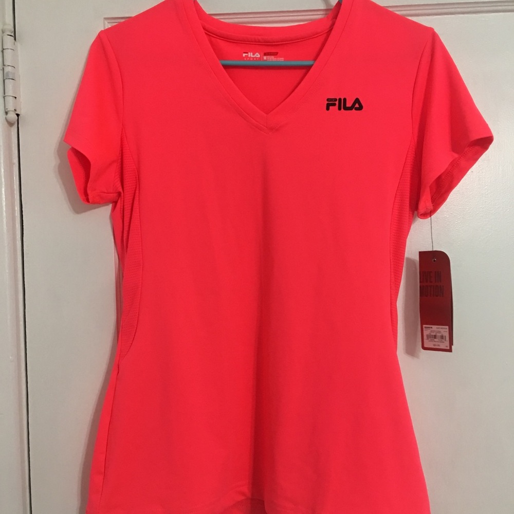 Fila coral sports shirt M